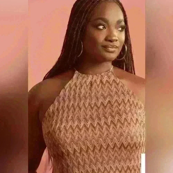 Eloquii Crochet Tank and Flare  Leg Crochet Pant size 14 - Picture 4 of 5